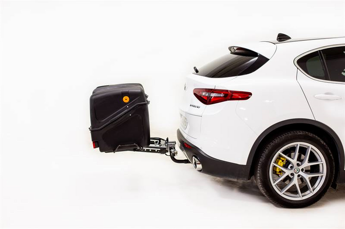Towbox V1 Black Edition – Anhängerkupplungs-Gepäckbox