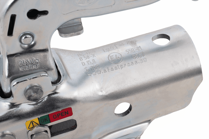 STEELPRESS BC-1700A Kugelkupplung für 1700 kg Anhänger mit 45 mm Rohrzugstange