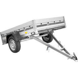 Anhänger mit ALU-Bordwänden 200x125 Unitrailer Garden 201 KIPP ALU