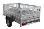 PKW-Anhänger 200x125 UNITRAILER GARDEN 201 KIPP mit Gitteraufsatz