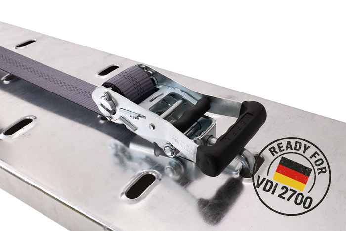 HEFFA CARLINE 130 Abschleppwagen Transportgurt Radsicherungsgurt 2,8m/50mm/5t VDI 2700