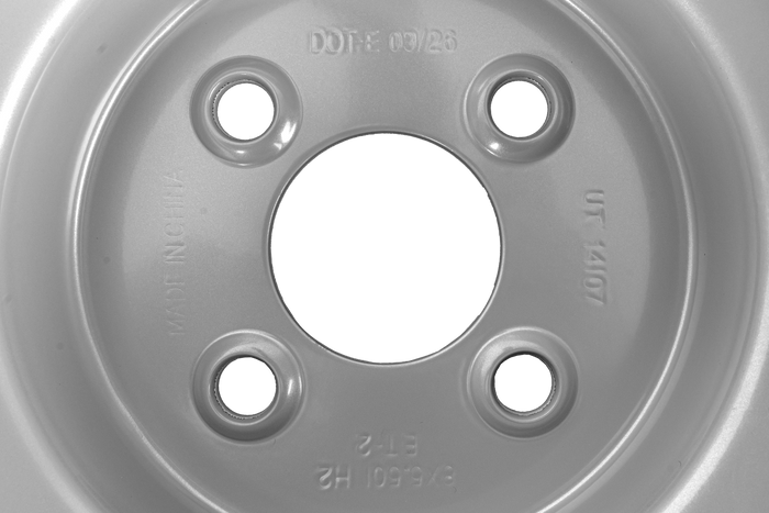 UNITRAILER Stahlfelge 5,5 x 8 Zoll H2 4 x 100 ET: -2