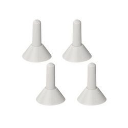 Set mit vier ProPlus 366475S Regenkappen für Zeltstangen