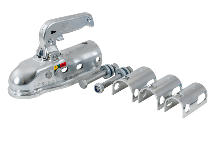 STEELPRESS BC-3000.1D-00-00+Z3 Kugelkopfkupplung für 3000kg Anhänger mit 35-50mm Rohrdeichsel