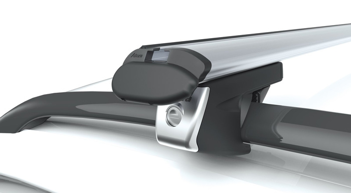 Dachträger für Reling Atera Signo RT 048222 Schwarz (122 cm) Aluminium