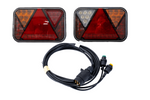FRISTOM FT-270 LED-Rücklichter + MANTES 4m 7PIN Kabelbaum
