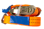 UNITRAILER 5 m/35 mm/2 t oranges Transportband mit Spanner