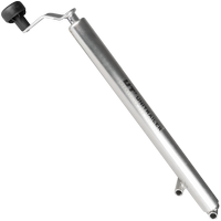 UNITRAILER Kurbelheber zum Kippen und Entladen eines 1000 kg schweren Autotransportanhängers (500–865 mm)