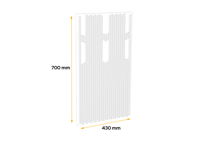 DOMAR DK5120 Kotflügel für Anhänger und Sattelanhänger 430×700mm