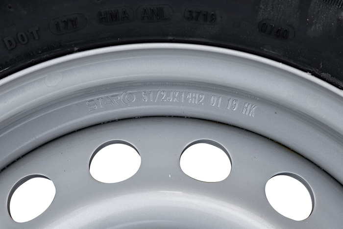 Verstärktes Rad für Anhänger KENDA TIRE 185/80 R14C 104/102N STARCO RIM 5.5Jx14"H2 5x112 ET:30