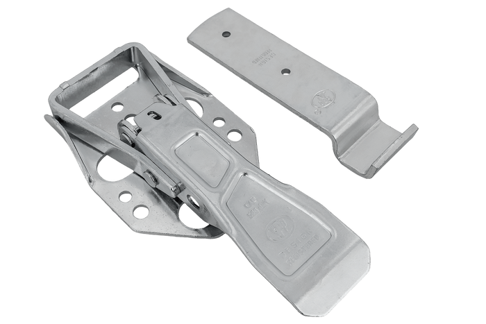 Seitenkupplung mit STEELPRESS ZB-04C+Z-01A-Verschluss für den kompletten Seitenverschluss des Anhängers