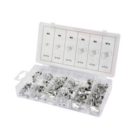 YATO YT-36460 Aluminium-Nietmutternsatz, Größen M3-M10, 150 Stück
