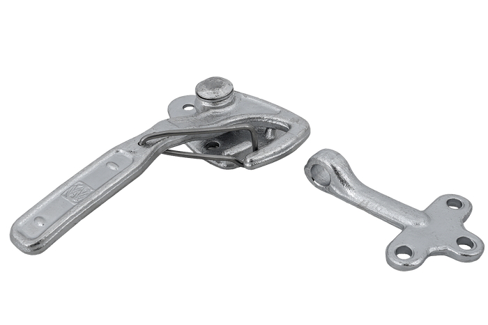 Anhängerkupplung rechts mit WINTERHOFF WV 10-R + WVG 10-A Verschluss komplett Anhänger Seitenverschluss