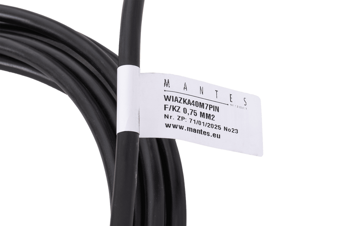 MANTES Elektroinstallation Anhängerkabelbaum 4m 7PIN Stecker 6.3 Anschlüsse