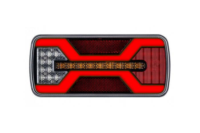 KAMAR X-SPIDER L2425 LED-Rücklicht mit 5 Funktionen, universell