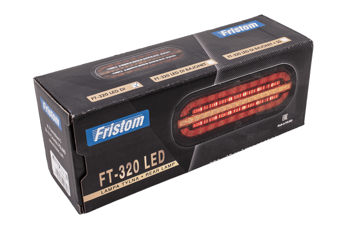 FRISTOM FT-320 LED-Rückleuchte, 3 funktionen, universal