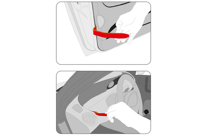 Set Polsterentferner YATO YT-0844 11-teilig.