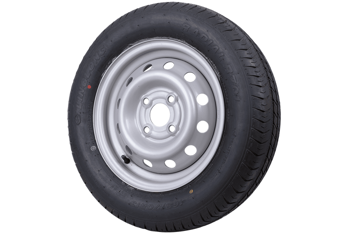 OUTLET Komplettrad REIFEN LINGLONG 165/70 R13 79N FELGE UNITRAILER 4Jx13&quot; 4x100 ET:30