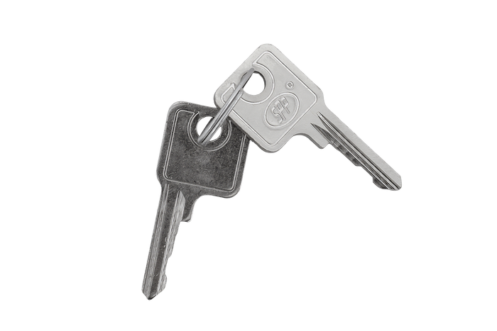 Seitenkupplung mit STEELPRESS ZB-13A+Z-11A Verschluss, komplettes Anhängerseitenschloss mit Schlüssel