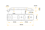 UNITRAILER Z-02/BVG 10-B Seitenkupplungshalter für Anhänger-Seitenkupplung