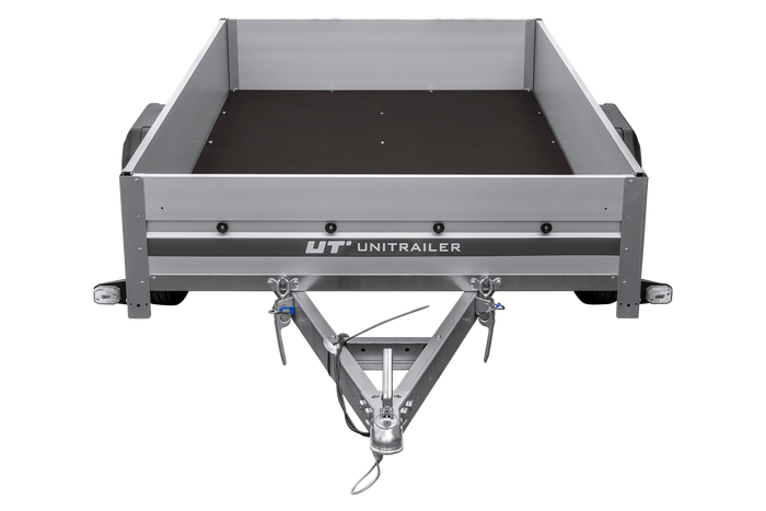 Anhänger mit Aluminiumseitenwänden 230x125 Unitrailer Garden 230 KIPP ALU