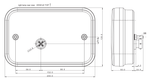 Rücklicht Fristom FT-270 LED 5 Funktionen rechts