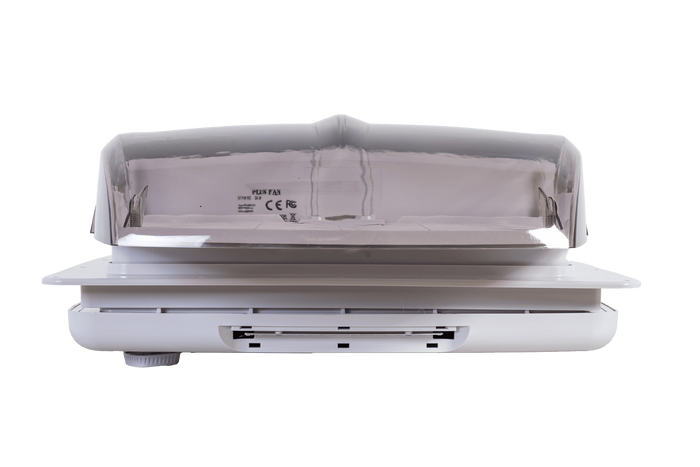 Automatischer Dachventilator PUNDMANN PLUS FAN für Wohnmobile mit Beleuchtung und Rollo 400×400 mm