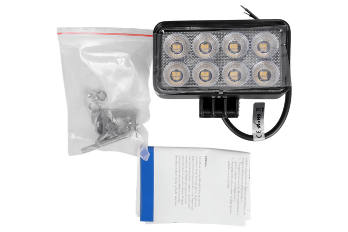 LED-Arbeitsscheinwerfer-Reflektor TT TECHNOLOGY SCHWARZ TT.13306 32xLED 2560lm rechteckig