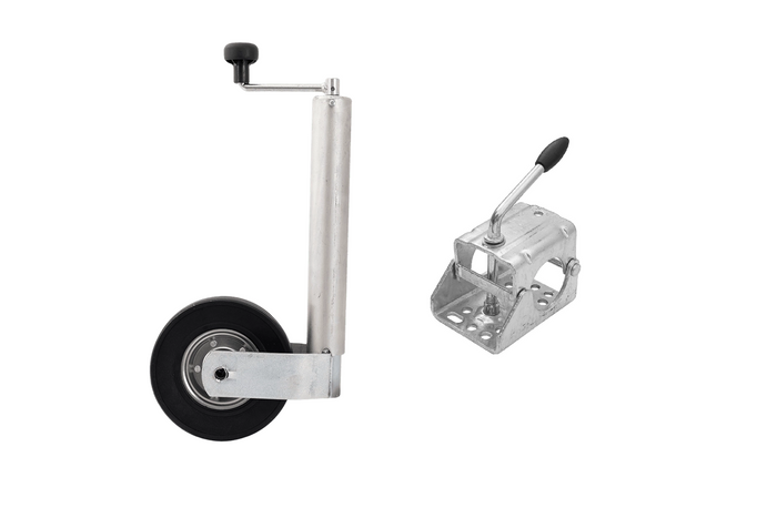 Stützrad mit Klemme WINTERHOFF ST60-V-255SB+KLE60 400 kg 60 mm 525–755 mm