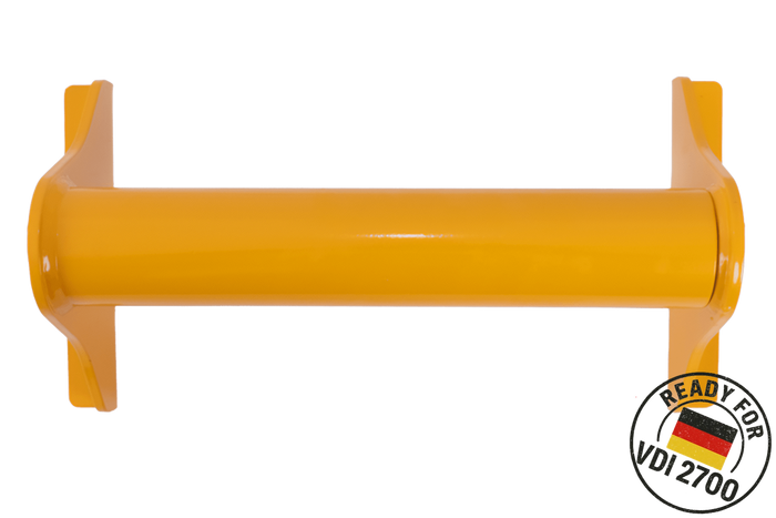 PRAMAR Radstopper VDI 2700 gelb Universal-Unterlegkeil für Abschleppwagen