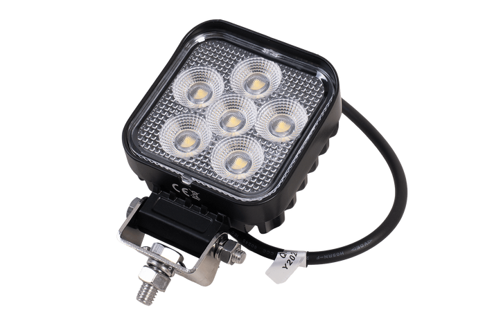 LED-Arbeitsscheinwerfer-Reflektor TT TECHNOLOGY SCHWARZ TT.13324 24xLED 1920lm quadratisch