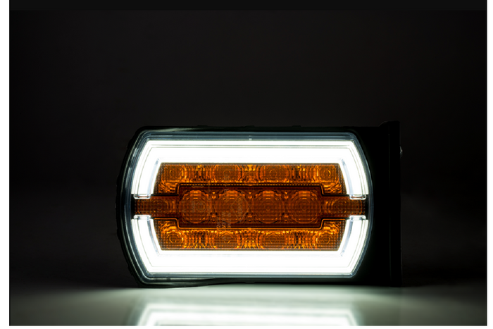 HORPOL CLEOfront LZD 2789/W1 LED-Frontleuchte mit 3 Funktionen, universell