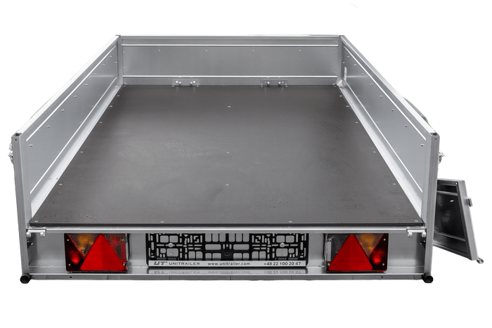 PKW-Anhänger mit Blattfedern 230x125 UNITRAILER GARDEN 230/R KIPP