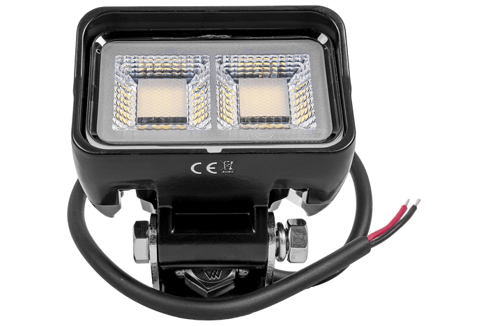 LED-Arbeitsscheinwerfer-Reflektor TT TECHNOLOGY SCHWARZ TT.13440 40xLED 2630lm rechteckig