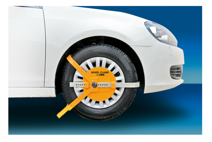 LAMPA Radklemme, universelle Radsicherung für 13–18"-Räder