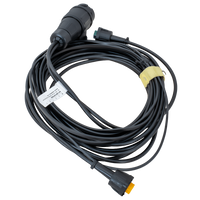 MANTES Elektroinstallation, Kabelbaum, 4,4m, 13-poliger Stecker, 2x 5 PIN Bajonett