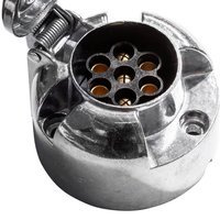KAMAR 7-polige Steckdose für Anhängerkupplung, Metall