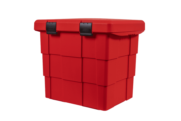 DAKEN 86014 PITBOX Schüttgutbehälter, z. B. für Sand oder Streusalz, 655 x 570 x 520 mm, 108,5 l