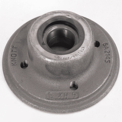 Auslassnabe mit Lager für ungebremste KNOTT 4x98 Achse