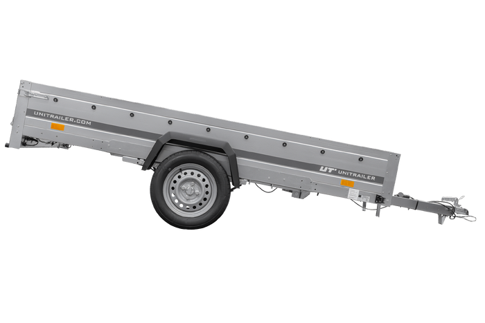 Einachsanhänger auf Blattfedern 264x150 UNITRAILER GARDEN 265/R KIPP