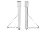 ProPlus 361510 ausziehbare Eckstütze, rechts vorne/links hinten am Anhänger, 600 kg, 460 mm