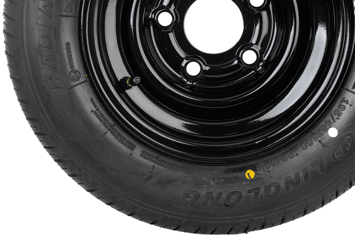 Verstärktes Rad für Anhänger LINGLONG TIRE 195/55 R10C 98/96N UNITRAILER FELGE schwarz 6Jx10" 5x112 ET:-4