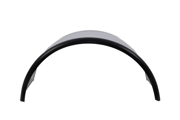 Doppelkotflügel für Anhänger 15-16" DOMAR DK7115 Radlauf 880/400 mm Metall mit Gummikante
