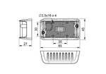 DOBPLAST DPT15 LED weiße Universal-Markierungsleuchte