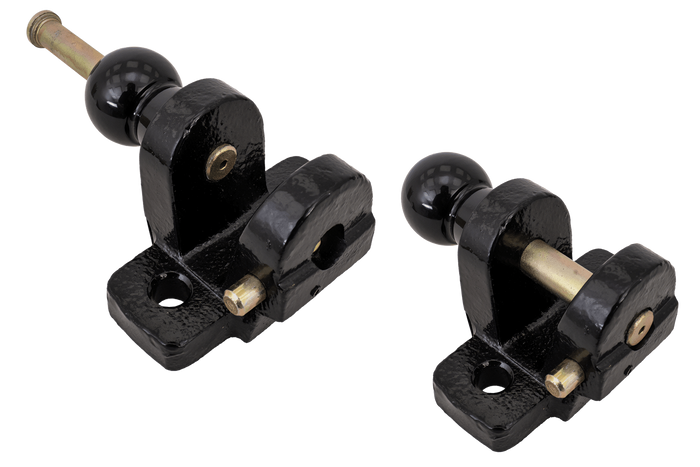 AHAKA Anhängerkupplung mit Zugkugel und Transporthaken 50 mm 3000 kg