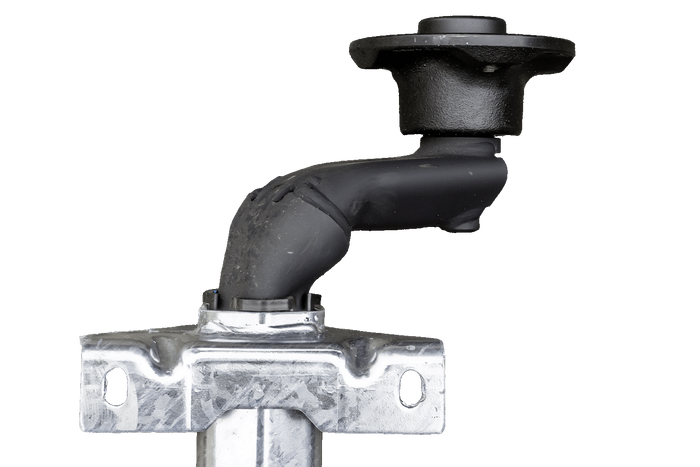 AL-KO OPTIMA ungebremste Achse für Anhänger 750kg 1260mm 1660mm 4x100