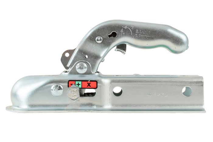 KNOTT K7.5-G Kugelkupplung für einen 750kg Anhänger mit einer 45mm Vierkantdeichsel