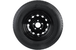 Verstärktes Anhängerrad REIFEN LINGLONG 165/80 R13C 96/94N UNITRAILER FELGE schwarz 4.5Jx13"H2 5x112 ET:30