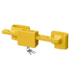 Diebstahlsicherung für Containeranhänger ProPlus 381341V01 verstellbares Schloss 23-42 cm