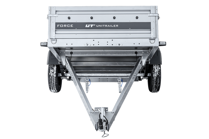 Ungebremster Anhänger mit Blattfedern 230x125 UNITRAILER FORCE 230/R KIPP